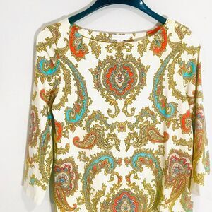 Charter Club Women Top. Colorful confortable Beach Fall